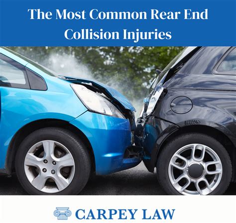 Common Rear End Collision Injuries Carpey Law