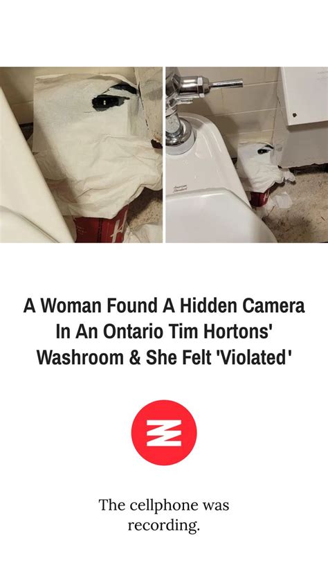 A Woman Found A Hidden Camera In An Ontario Tim Hortons Washroom And She