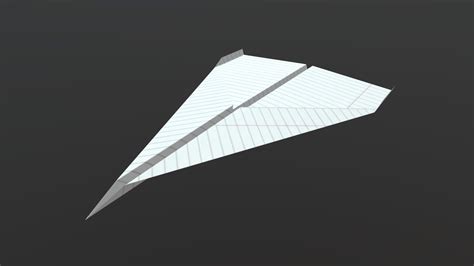 Paper Airplane Download Free 3d Model By Turtleflipper