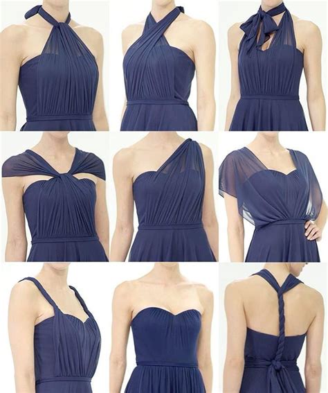 So Many Ways To Wear Our Convertible Bridesmaid Dress Style 7395l