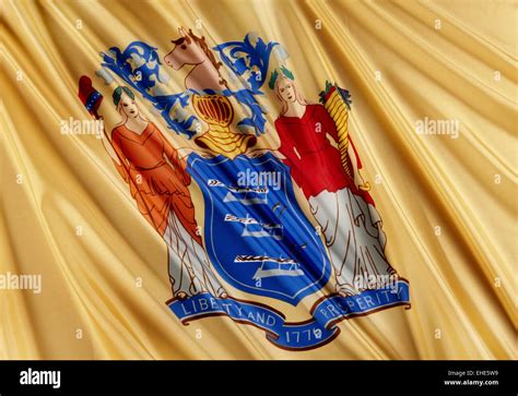New Jersey State Flag Stock Photo Alamy