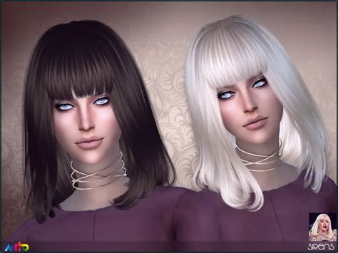 The Sims Resource Sirens Hair By Anto Sims 4 Hairs