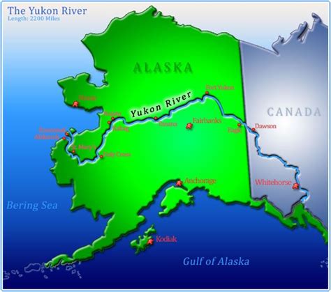 Yukon River Alaska Map Map San Luis Obispo