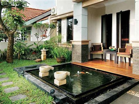 Desain rumah sederhana 2 lantai dengan model tropis ini juga bisa diterapkan di lahan 6×12. 30+ Desain Kolam Ikan Minimalis Di Depan dan Dalam Rumah