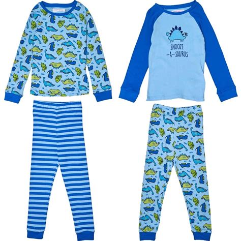 Buy Minoti Boys Two Pack Dino Pyjama Set Multi