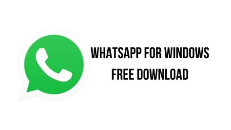 Whatsapp For Windows Free Download My Software Free