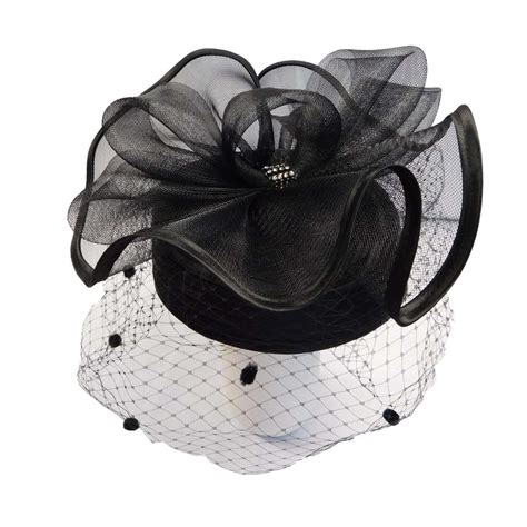 Satin Braid Pillbox Hat With Netting Veil Setartrading Hats