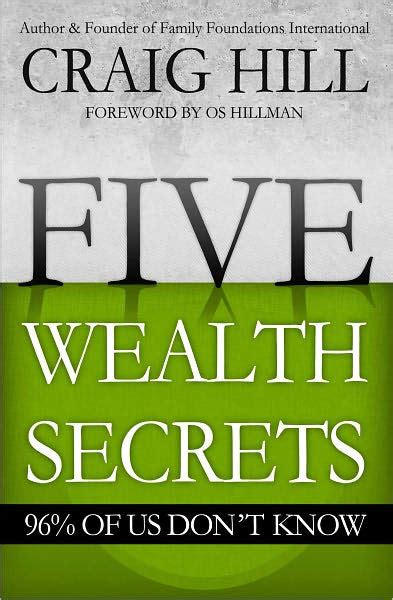 Five Wealth Secrets Of Us Don T Know By Craig Hill Ebook Barnes