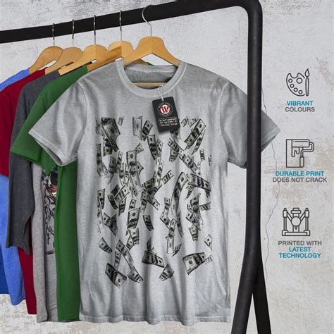 Wellcoda Money Dollar Cash Mens T Shirt Bank Graphic Design Printed Tee Ebay