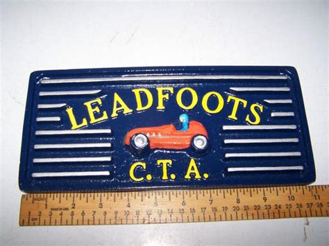 Sell Leadfoots Cta Car Club Plaque In Sunburg Minnesota Us For Us