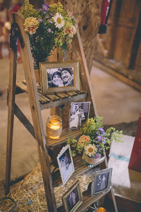 20 Creative Shabby Chic Ladder Wedding Decoration Ideas