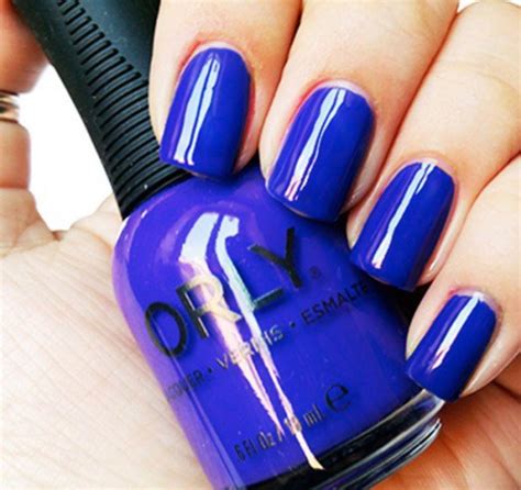 This Bright Blue Is Perfect For The Summer 💙 Blue Nail Polish Nail