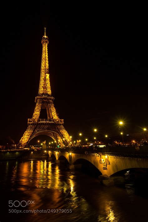 Paris And Eiffel Tower Night View By Seojosek Eiffel Tower Eiffel
