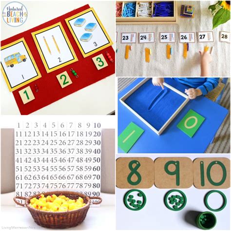 30 Montessori Math Activities For Preschool And Kindergarten Natural Beach Living