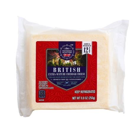 Lidl Preferred Selection British Extra Mature Cheddar Cheese 88 Oz Shipt