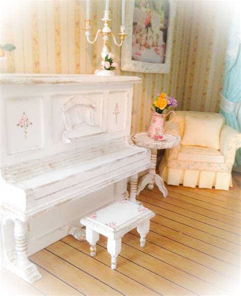 My Handcrafted Shabby Chic Style Dollhouse Living Room Wootens