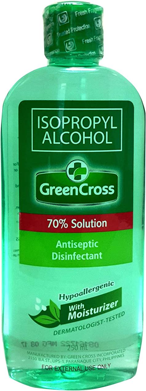Green Cross Isopropyl Alcohol 70 Solution With Moisturizer 250ml Buy