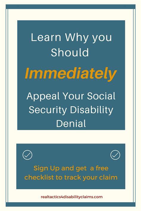 Why You Should Immediately Appeal Your Social Security Disability Denial