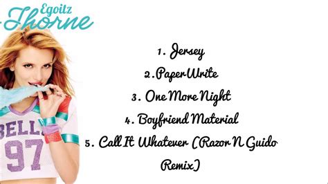 Jersey Ep Full Album Bella Thorne Youtube