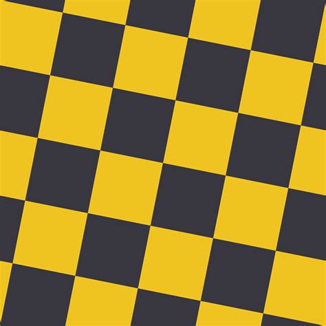Black Marlin And Moon Yellow Checkers Chequered Checkered Squares