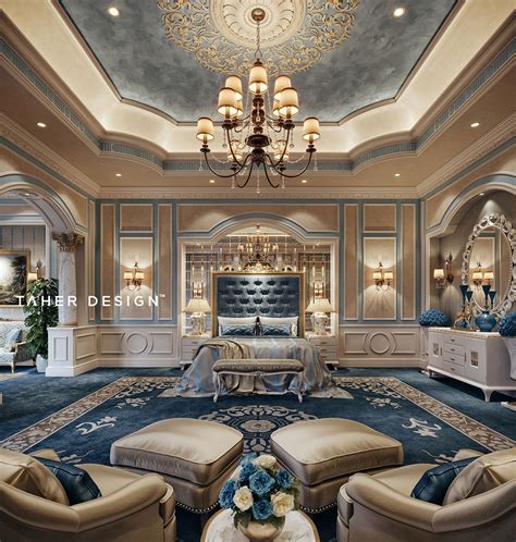 Pin By Taher Design Studio On Luxury Master Bedroom Dubai Luxurious