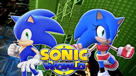 Sonic And Sonica Play Sonic World Youtube