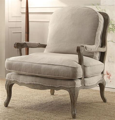 #23a french country ladderback arm chair. French Country Style Armchair Vintage Weathered ...