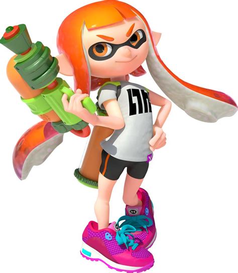 Inkling Splatoon Newcomer From The Splatoon Series Male And Female