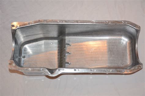 SBC Chevy Finned Aluminum Oil Pan L L Vortec Pc Rear Seal EBay