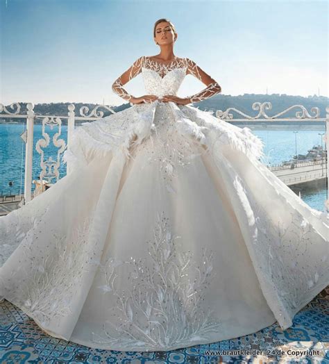 Brautkleider Hochzeitskleider Ball Linie Brautkleid Luxus Kristall