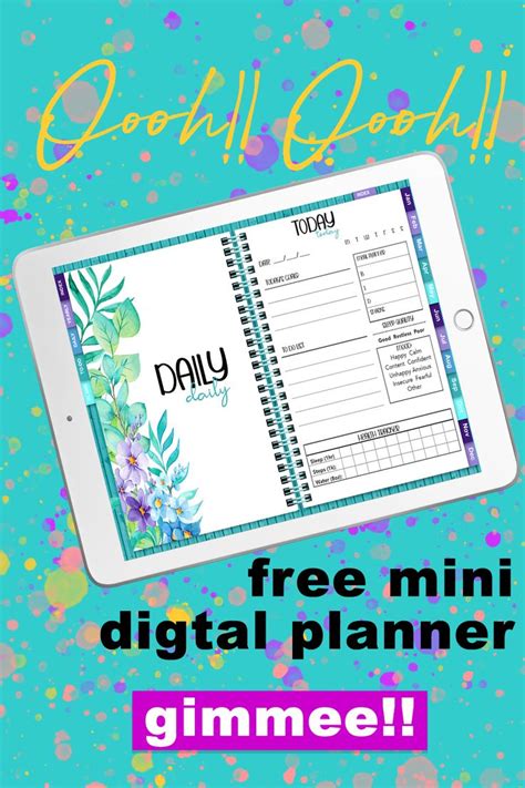 Free Digital Planner With Plr Digital Planner Planner Daily