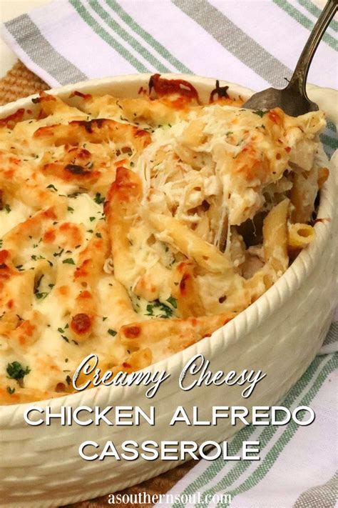 Chicken Alfredo Bake A Southern Soul Potluck Dishes Food For A