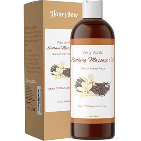 Soothing Massage Oil For Intimacy Honeydew Aromatherapy Vanilla Body