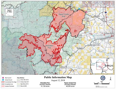 Wildfires In Oregon Map