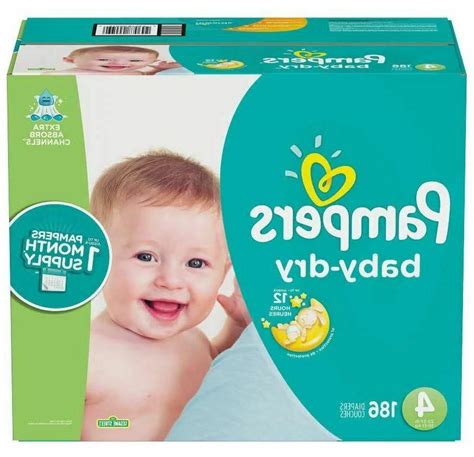 Pampers Baby Dry Disposable Diapers Size 4