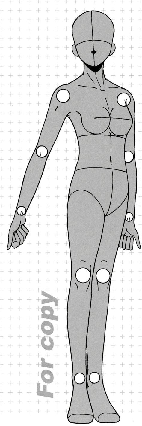 Full Body Anime Pose Reference Posen Gesture Improve Hacukrisack