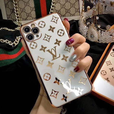 Louis Vuitton Style Metal Frame Shockproof Protective Designer Iphone
