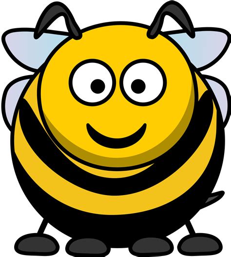 Gambar Clipart Cartoon Bee Big Image Png Gambar Emoticon Di Rebanas Rebanas
