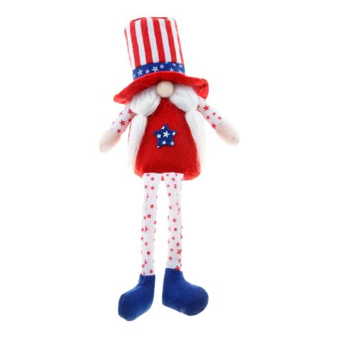independence day american day long legged rudolph dwarf faceless old man doll holiday