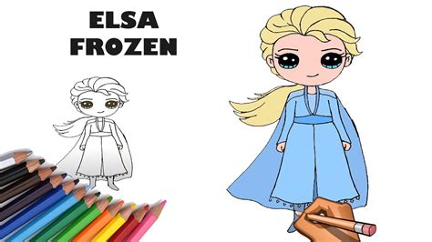 How To Draw Elsa Frozen 2 Youtube