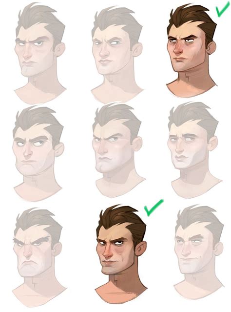 Human Faces Character Design References