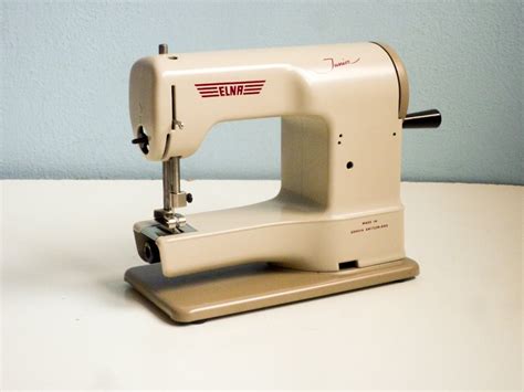 Rare 50s Elna Working Sewing Machine Elna Junior Swiss Made