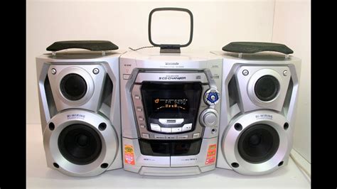 Panasonic Sc Ak Disc Cd Player Double Cassette Tuner Radio Hifi
