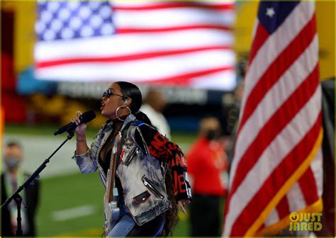 So there's a bit of a disconnect there. H.E.R. Sings 'America the Beautiful' at Super Bowl 2021 ...