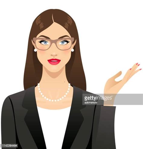 Women Wearing Glasses High Res Illustrations Getty Images
