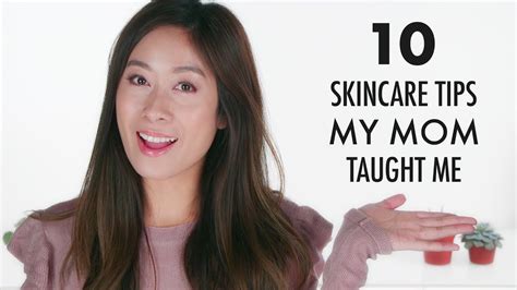 10 Skincare Tips My Mom Taught Me Vivienne Fung Youtube