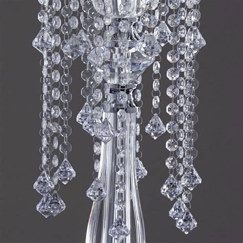 28 Tall 19 Hanging Crystals With Large Teardrops Diamond Crystal