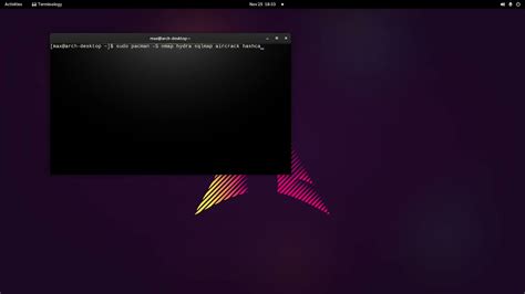 Snippet Installing Software With Pacman Arch Linux Package Manager