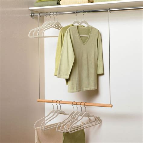 I've already purchased a super cute drink dispenser for laundry detergent! Double Hang Closet Rod | nursery closet | Closet rod ...