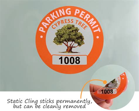 Parking Permit Stickers Bold Designs From Myparkingpermit